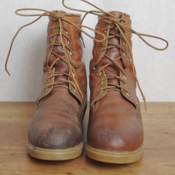 Vintage Maine USA Made Insulated Leather Boots Mens\' Size 7.5 main image 8